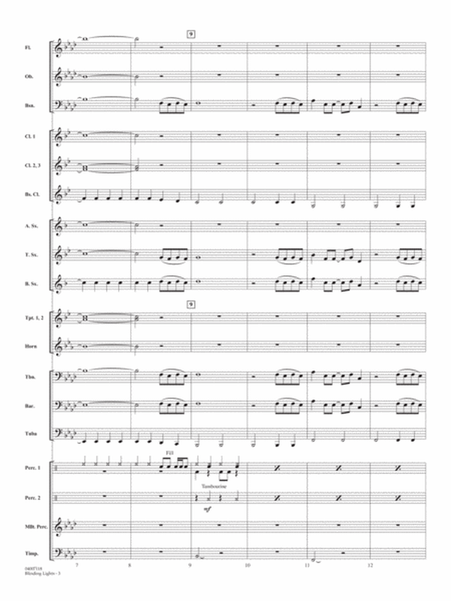 Blinding Lights (arr. Matt Conaway) - Full Score