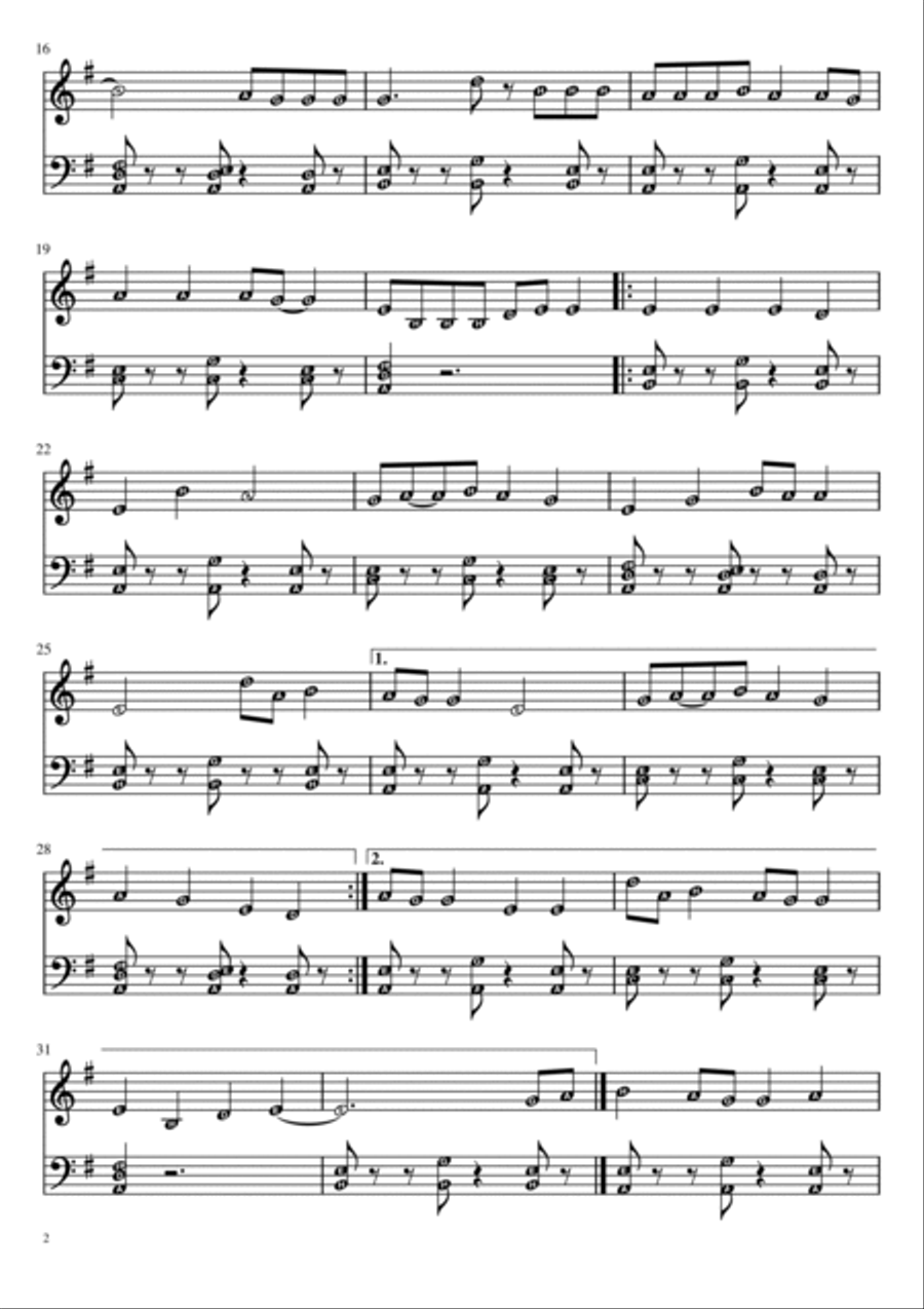 Shape Of You Shape Of You Easy Piano scores gallery preview page 2