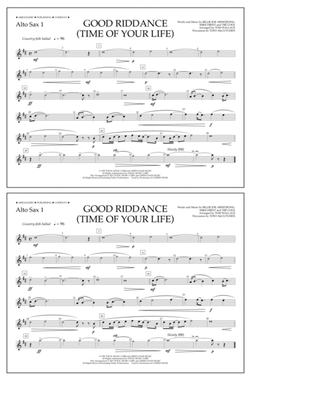 Good Riddance (Time of Your Life) - Alto Sax 1