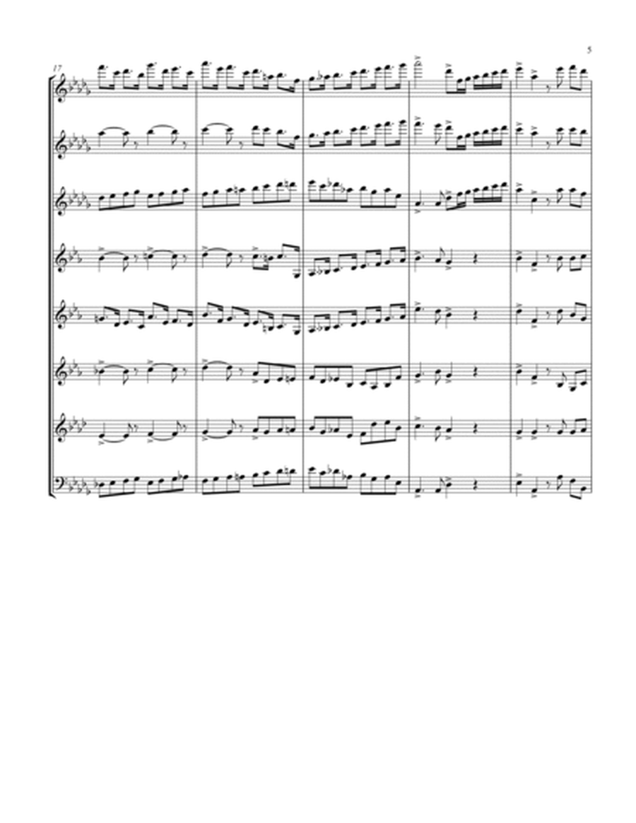 Coronation March (Db) (Woodwind Ensemble - 2 Flute, 1 Oboe, 3 Clar, 1 Hrn, 1 Bassoon)