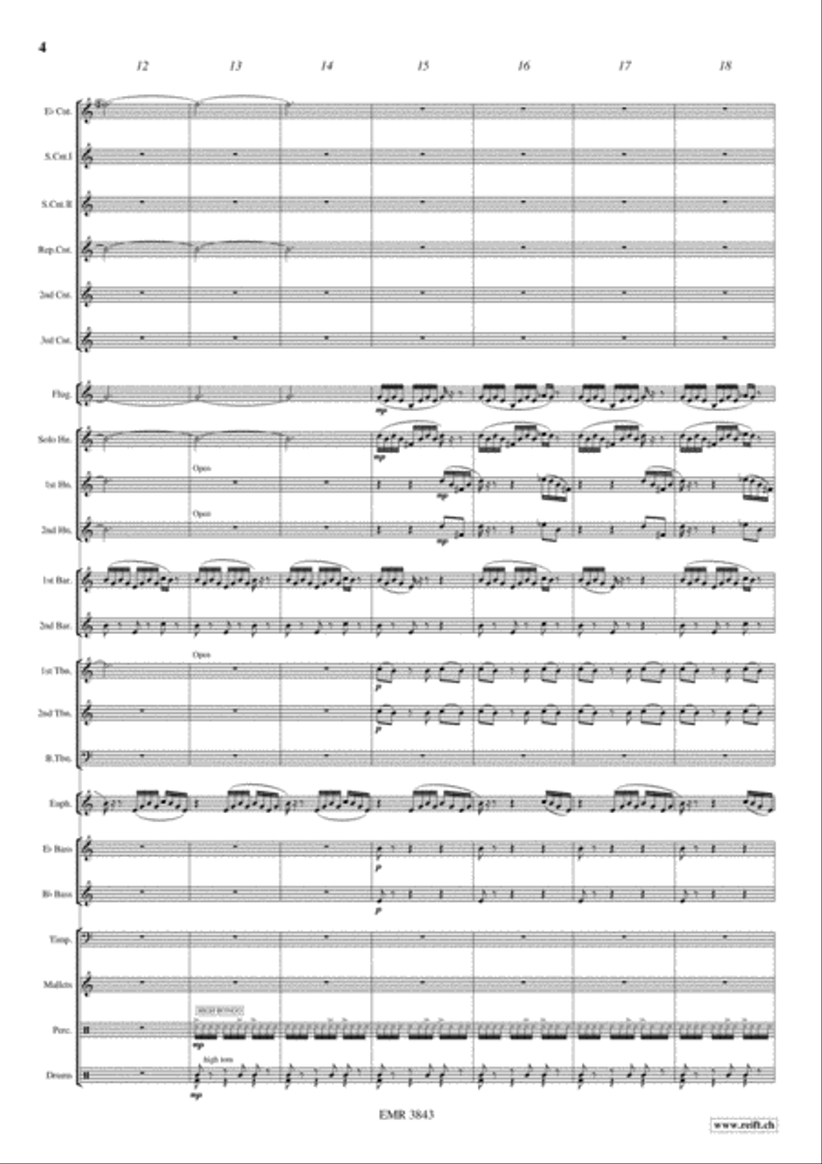 Spiderman Brass Band scores gallery preview page 5