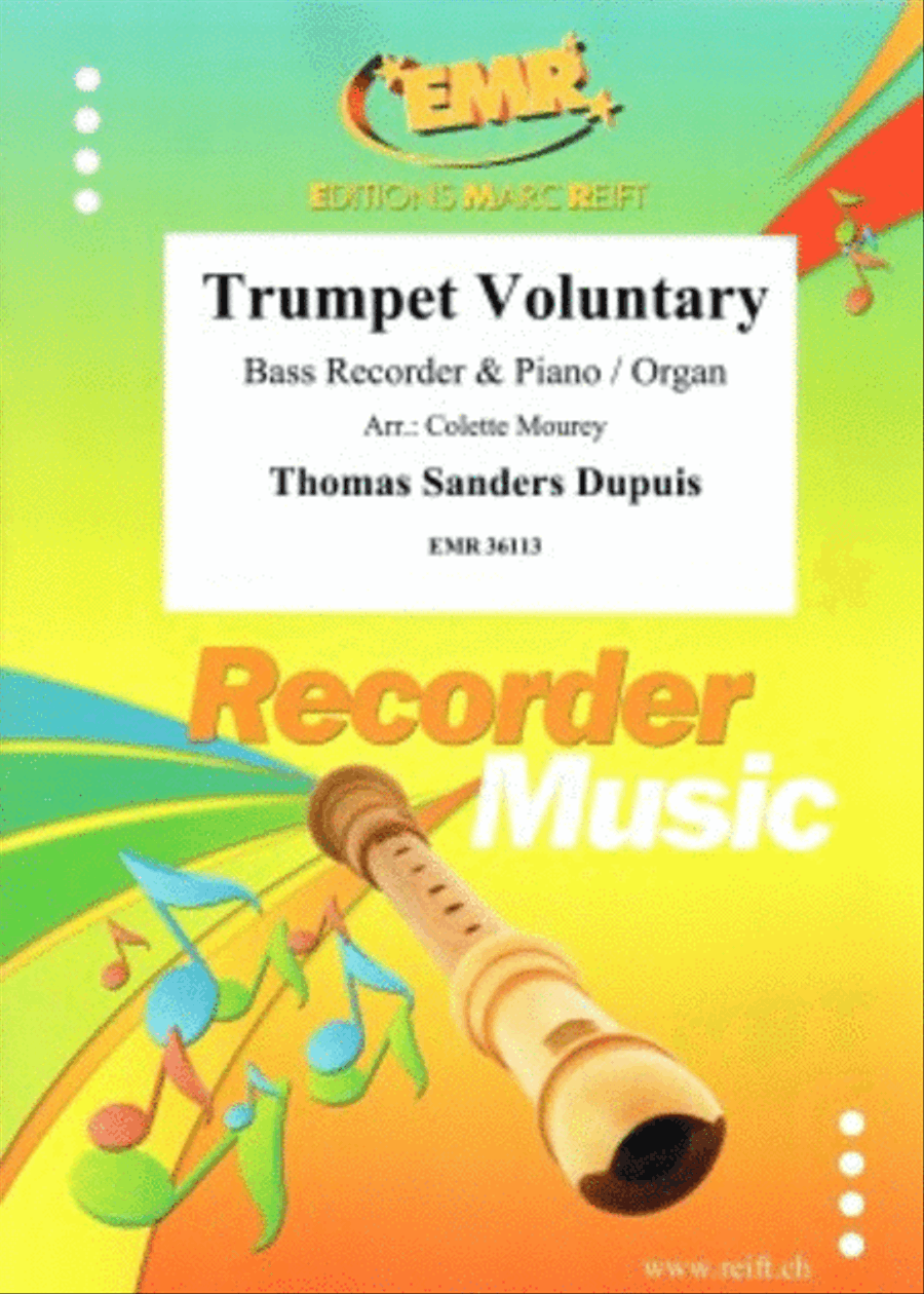 Trumpet Voluntary Bass Recorder scores gallery preview page 1