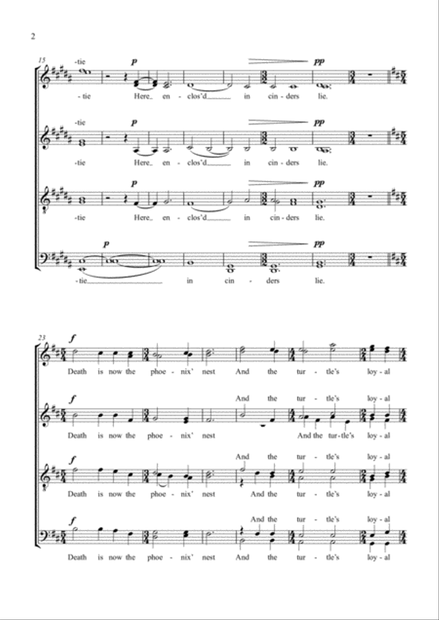 Enclos'd In Cinders Enclos'd In Cinders 4-Part scores gallery preview page 2