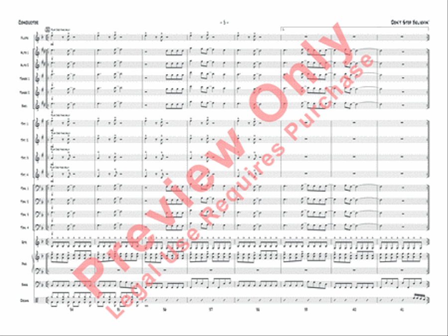 Don't Stop Believin' Jazz Ensemble scores gallery preview page 8