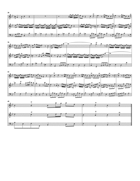 Trio sonata QV 2 Anh. 26 (arrangement for 3 recorders)