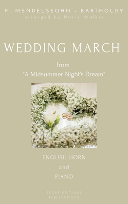 Book cover for Wedding March (for English Horn and Piano)