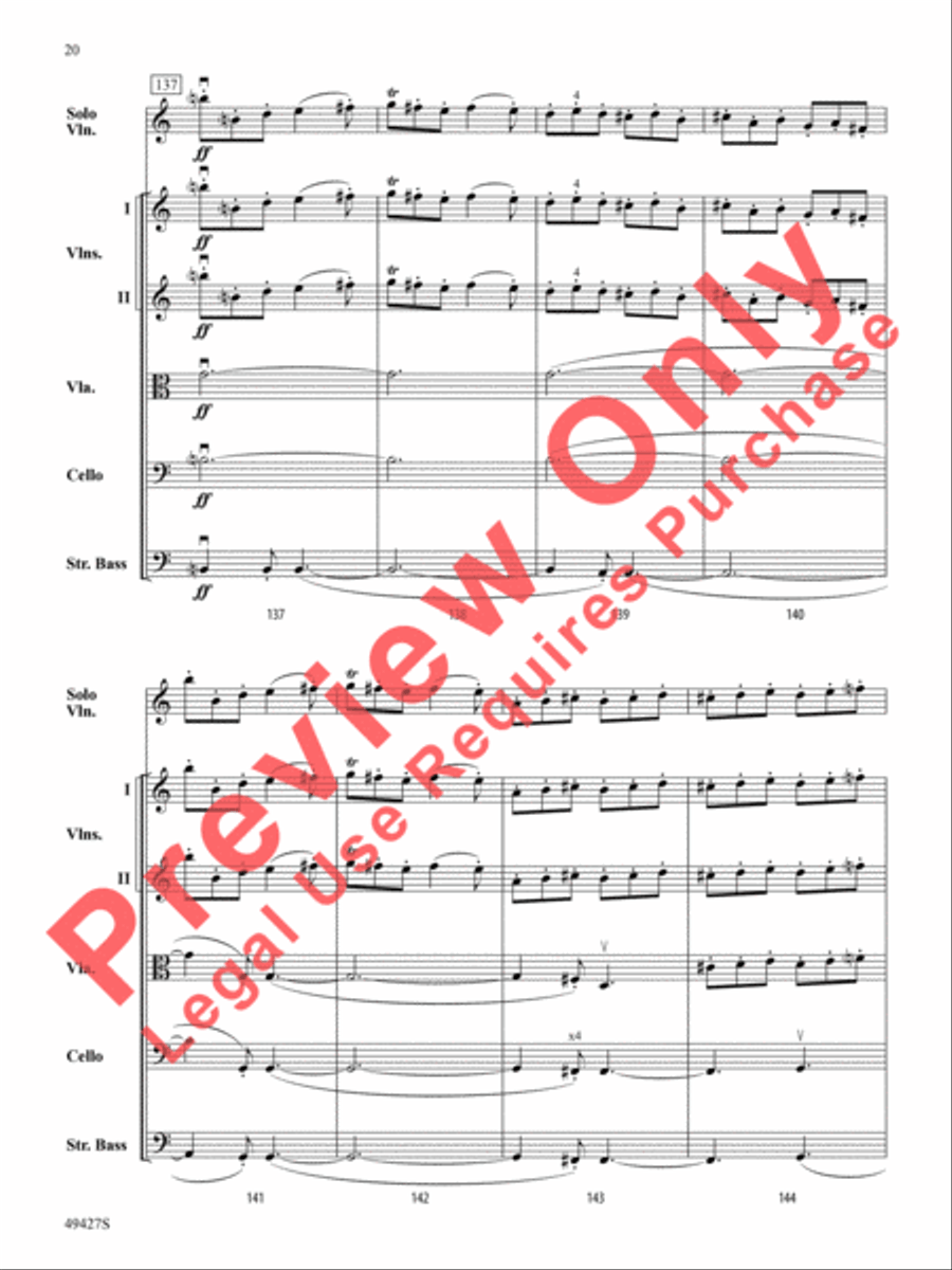 Fireball Fireball String Orchestra scores gallery preview page 21