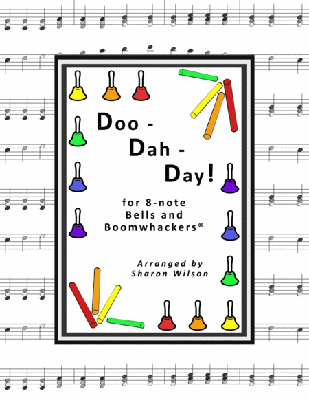 Doo-dah-day! for 8-note Bells and Boomwhackers® (with Black and White Notes) image number null