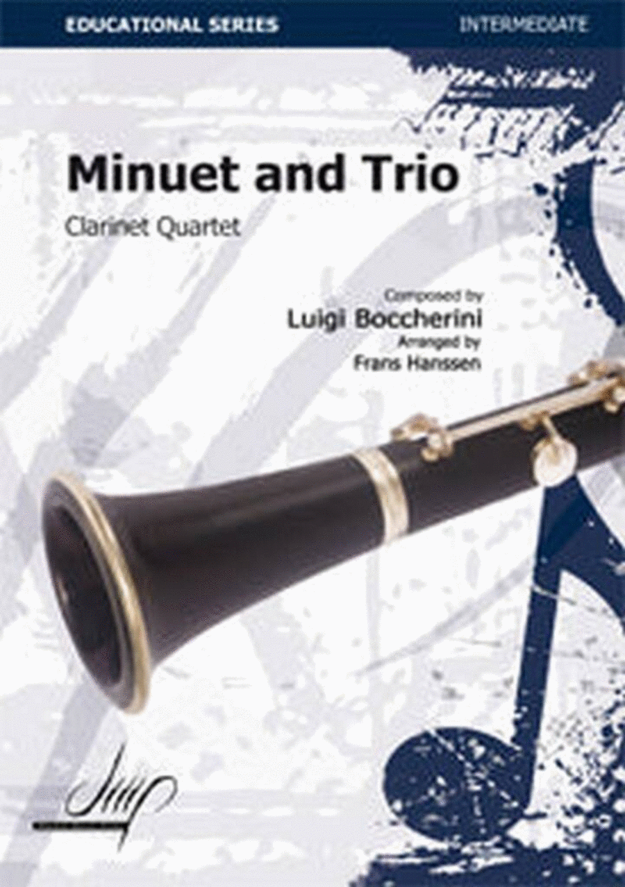 Minuet Clarinet Quartet scores gallery preview page 1