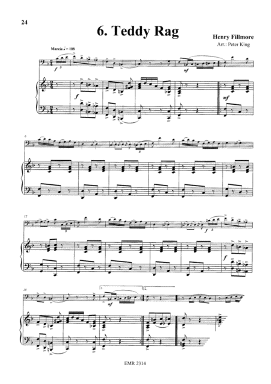15 Rags Euphonium scores gallery preview page 8
