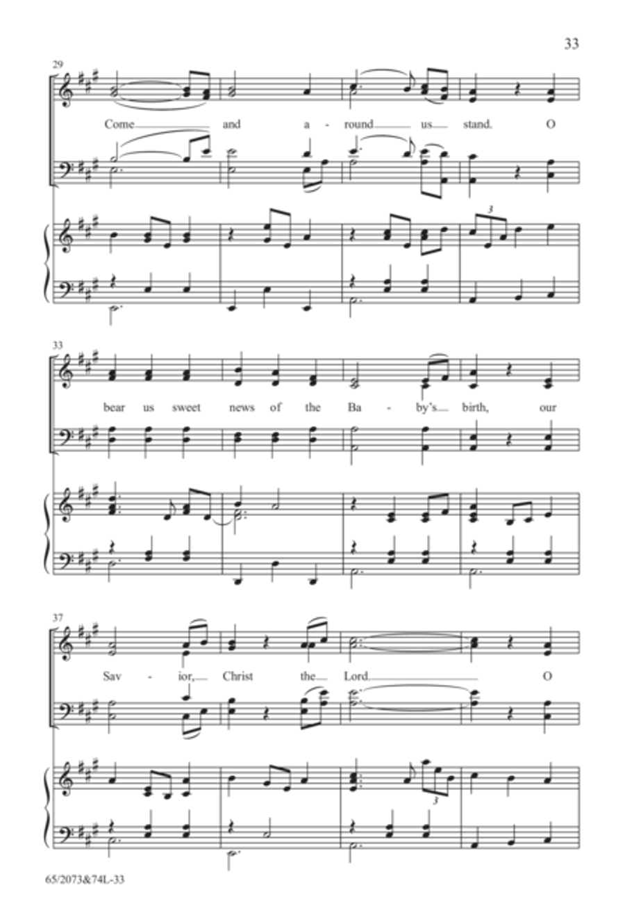 Go Sing It on the Mountain - SATB Score with Performance CD 4-Part scores gallery preview page 16