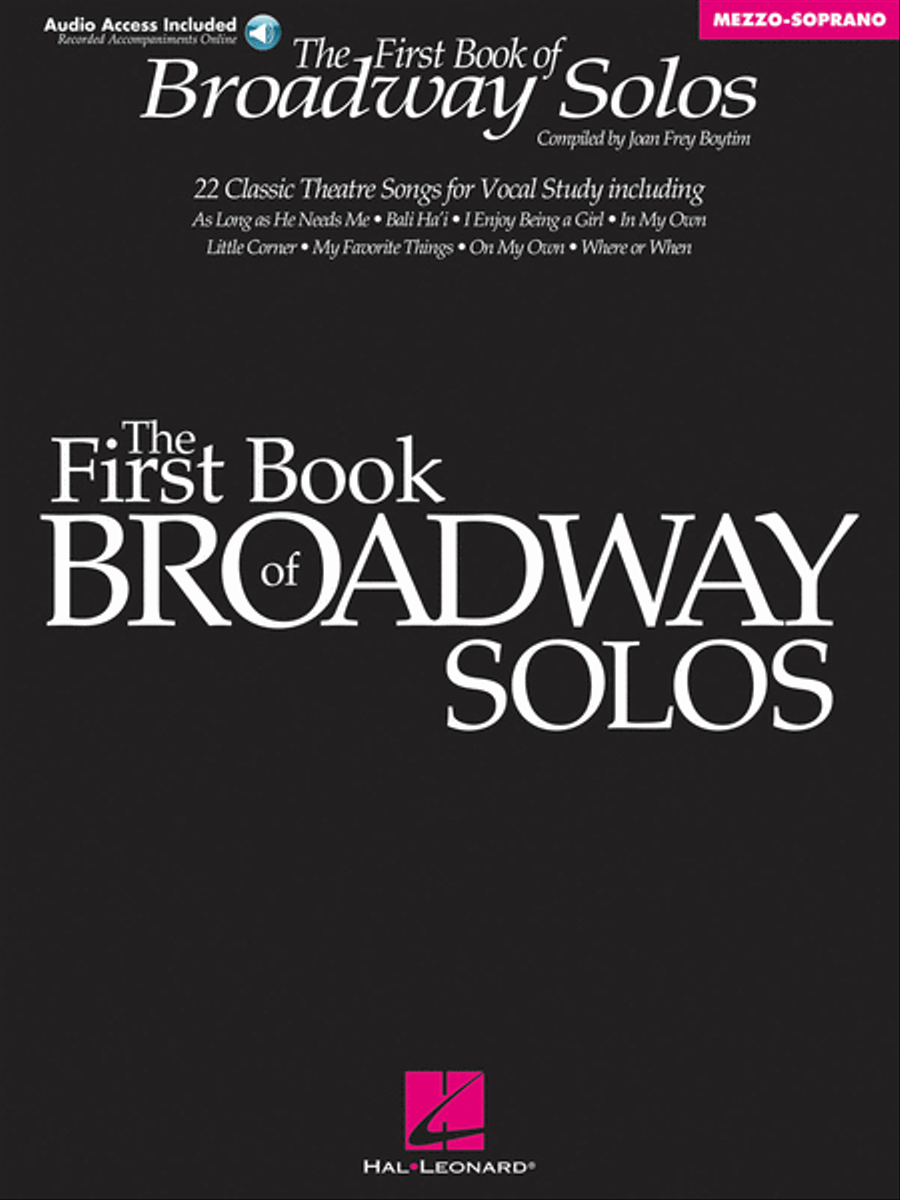 First Book of Broadway Solos Mezzo-Soprano Voice scores gallery preview page 1