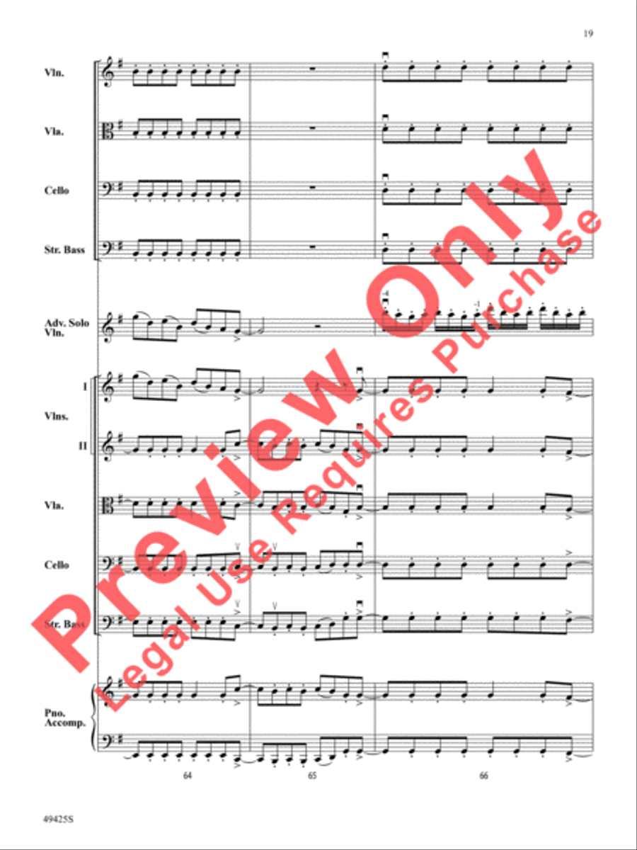 Any Way You Want It / Don't Stop Believin' String Orchestra scores gallery preview page 20