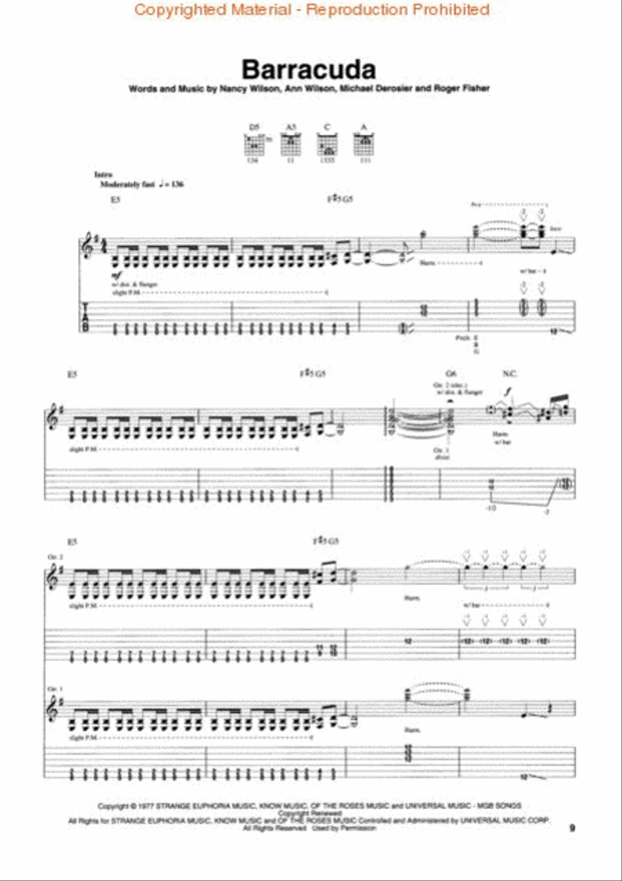 Guitar Hero III - Legends of Rock Electric Guitar scores gallery preview page 3