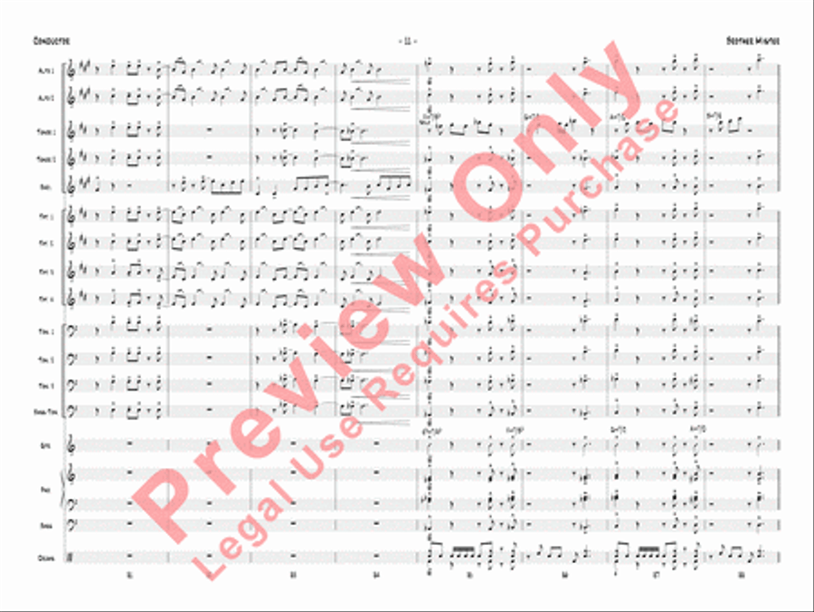 Brother Mister Jazz Ensemble scores gallery preview page 14