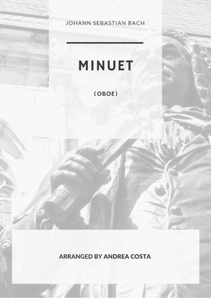 Book cover for Minuet in D Minor