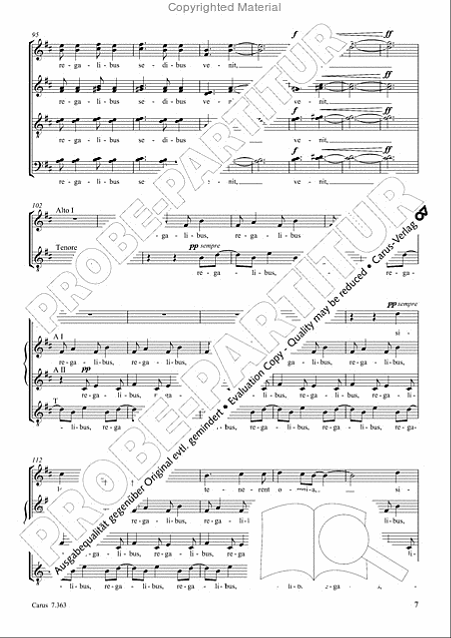 Dum medium silentium Dum medium silentium SSAATTBB scores gallery preview page 8