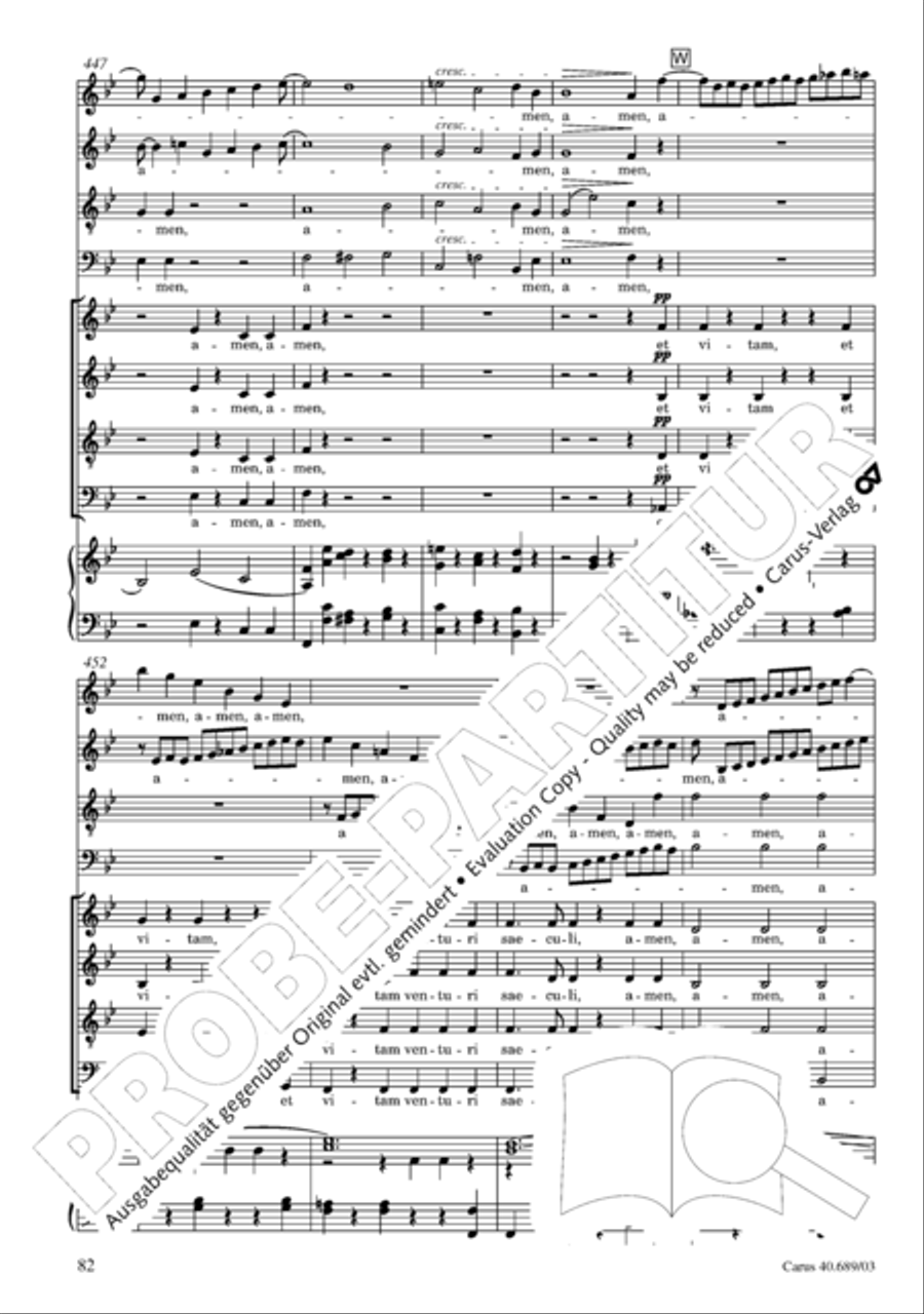 Missa solemnis Missa solemnis 4-Part scores gallery preview page 83
