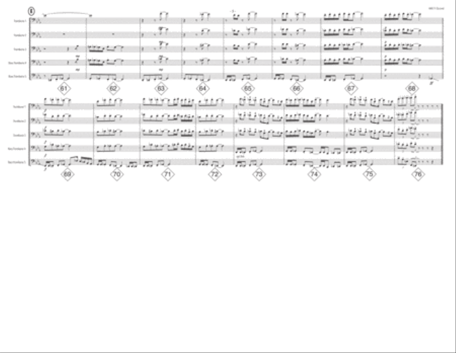 Misty Brass Ensemble scores gallery preview page 3