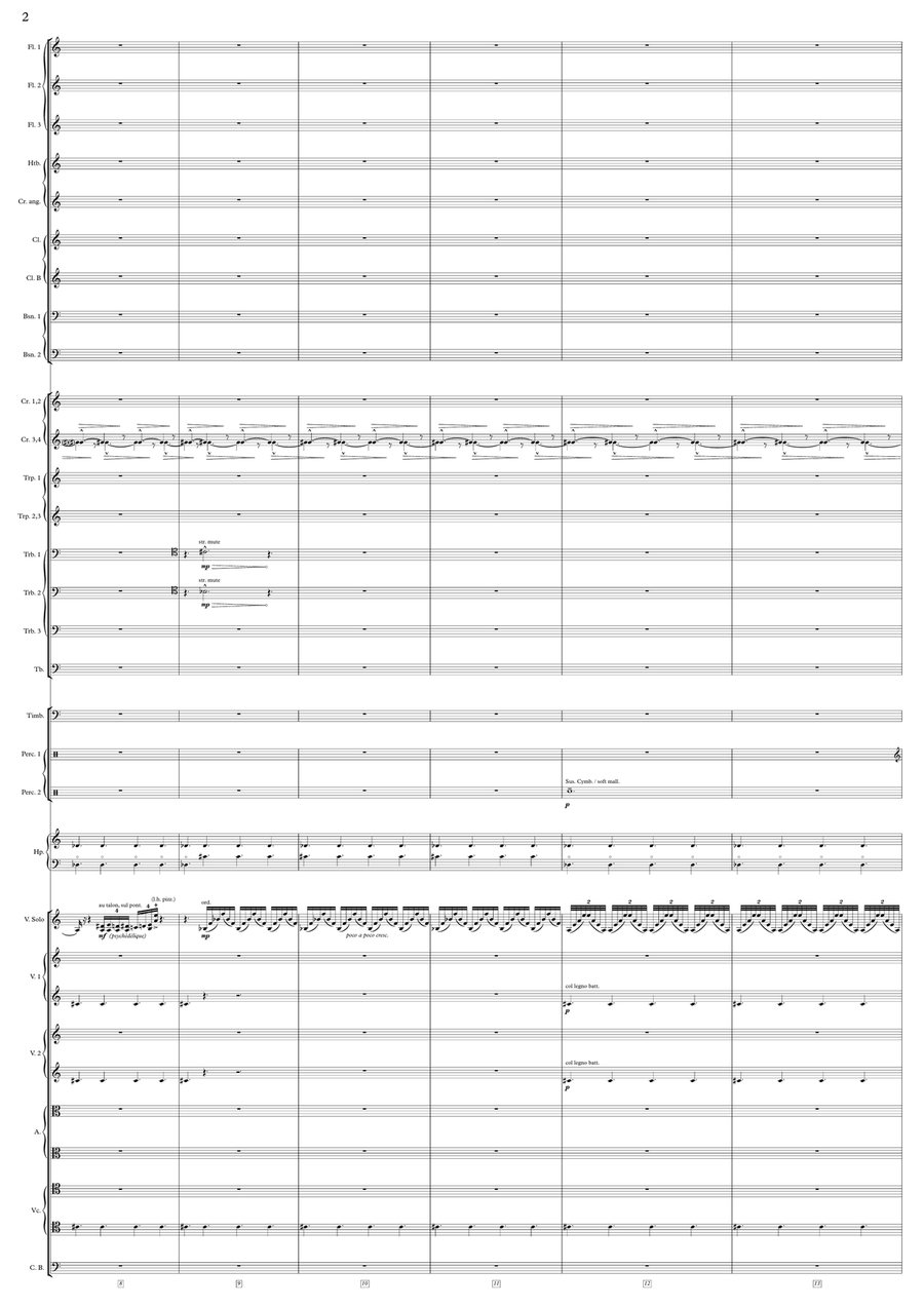 Sortilèges - Score Only Full Orchestra scores gallery preview page 2