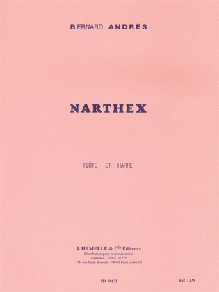 Book cover for Narthex (flute & Harp)