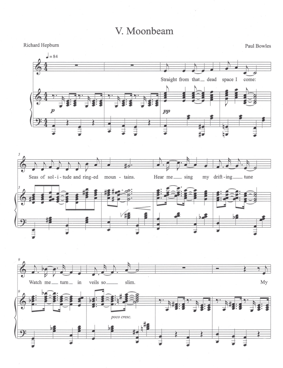 Moonbeam Moonbeam Piano, Vocal scores gallery preview page 1