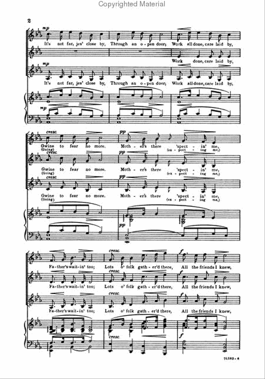 Goin' Home SSA scores gallery preview page 2