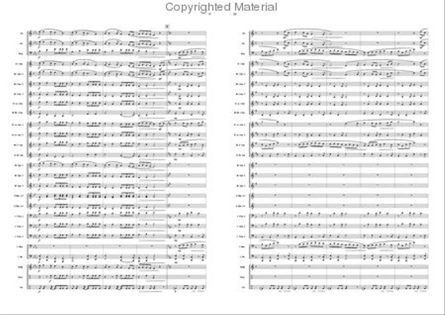 Down by the Salley Gardens Concert Band scores gallery preview page 5