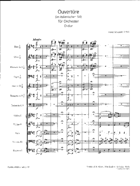 Overture in D major D 590