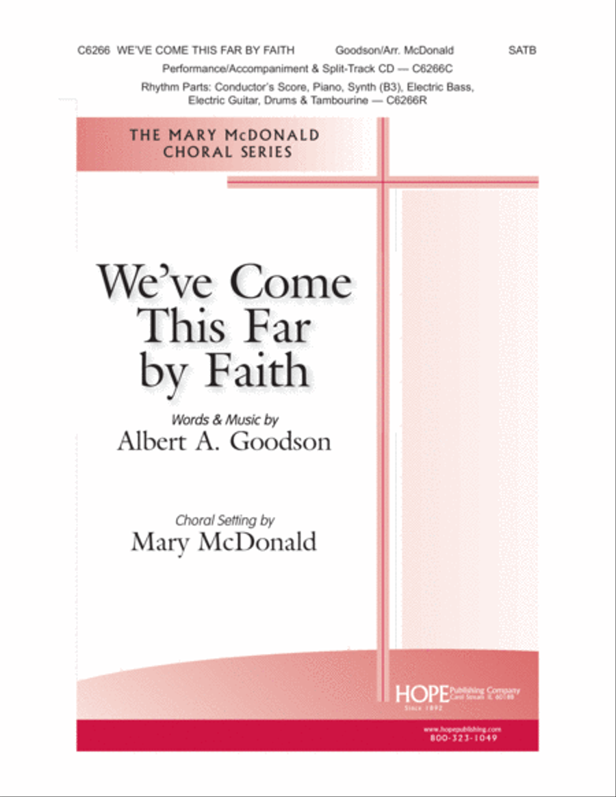 We've Come This Far By Faith Choir scores gallery preview page 1