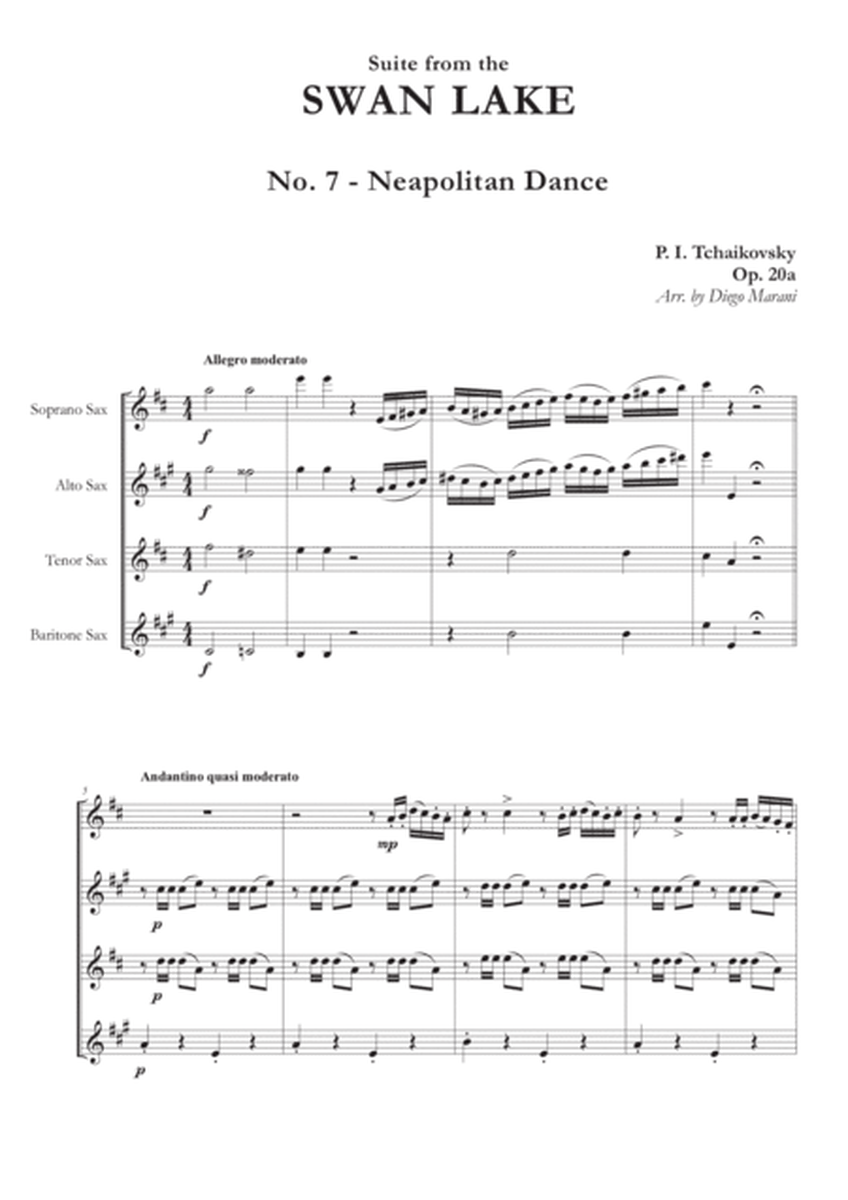 "Neapolitan Dance" from Swan Lake Suite for Saxophone Quartet image number null