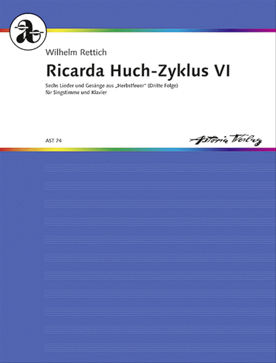 Ricarda Huch-Zyklus VI Ricarda Huch-Zyklus VI Voice Solo scores gallery preview page 1