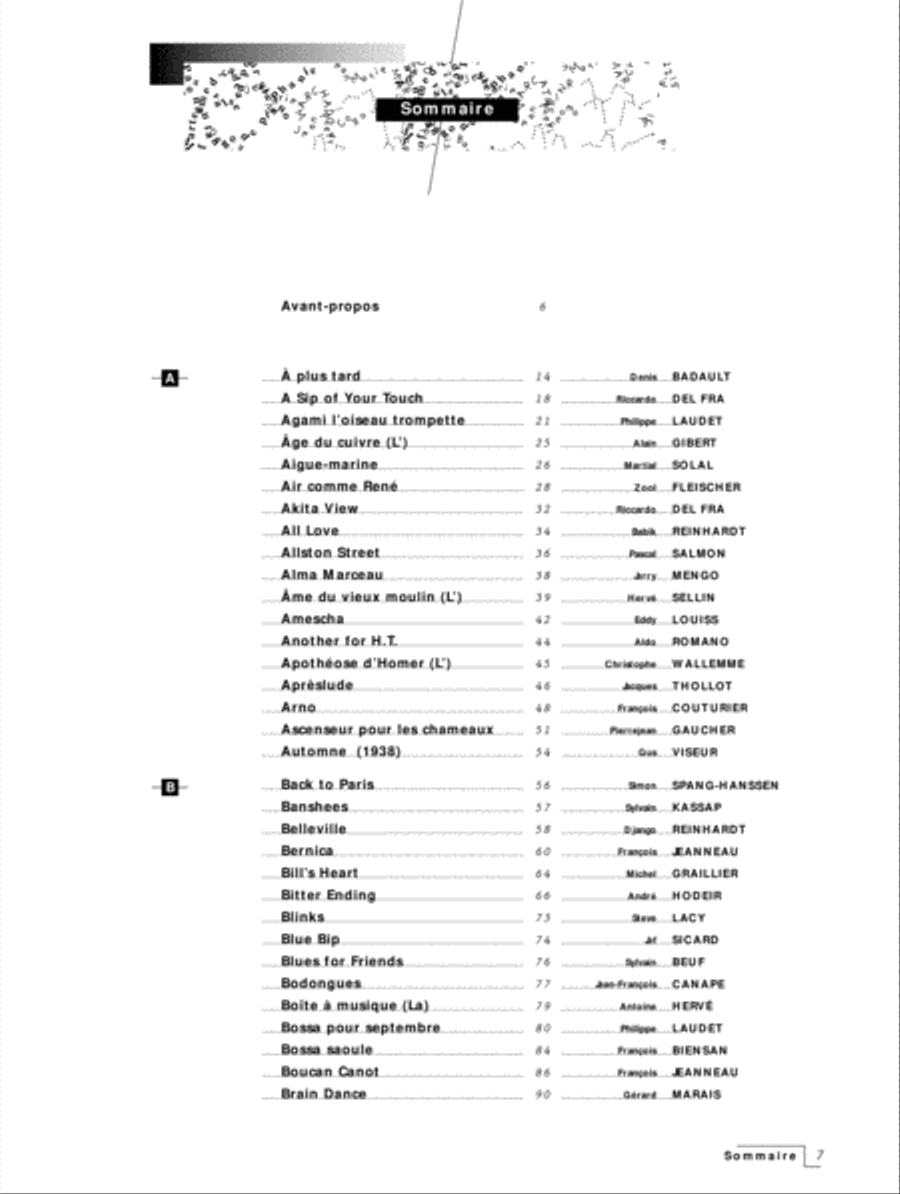 Livre du Jazz en France Livre du Jazz en France Score scores gallery preview page 13