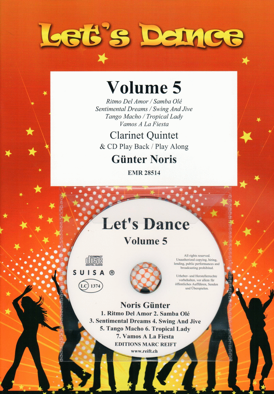 Let's Dance Volume 5 Clarinet Quintet scores gallery preview page 1