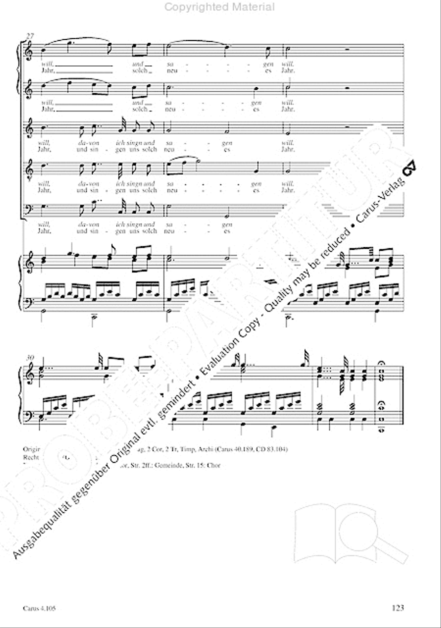 Choral collection Mendelssohn - editionchor Choir scores gallery preview page 124