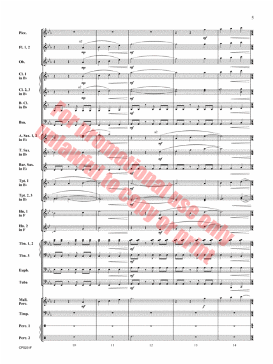 Better Angels Concert Band scores gallery preview page 6