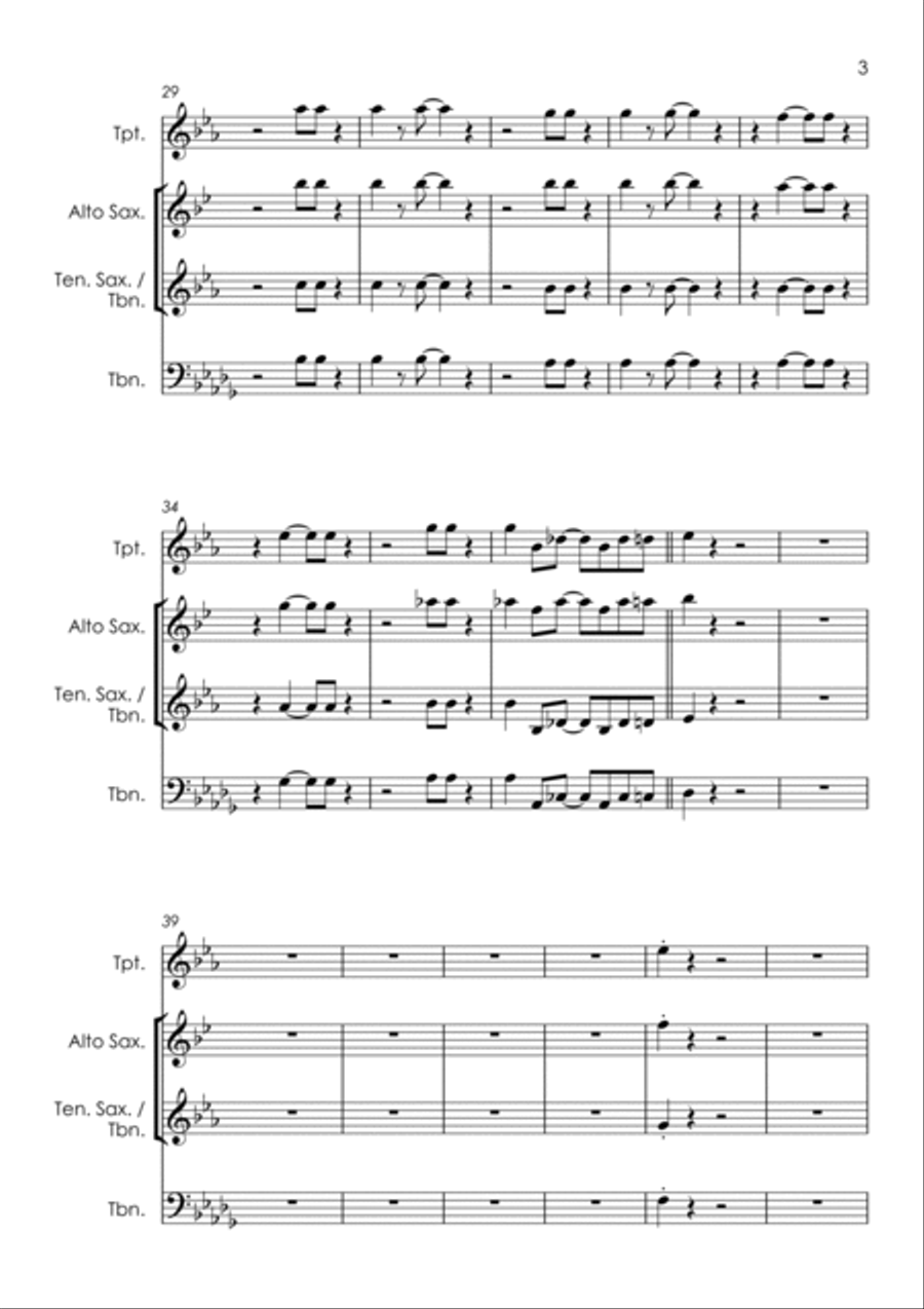 Barefootin' Barefootin' Tenor Saxophone scores gallery preview page 4
