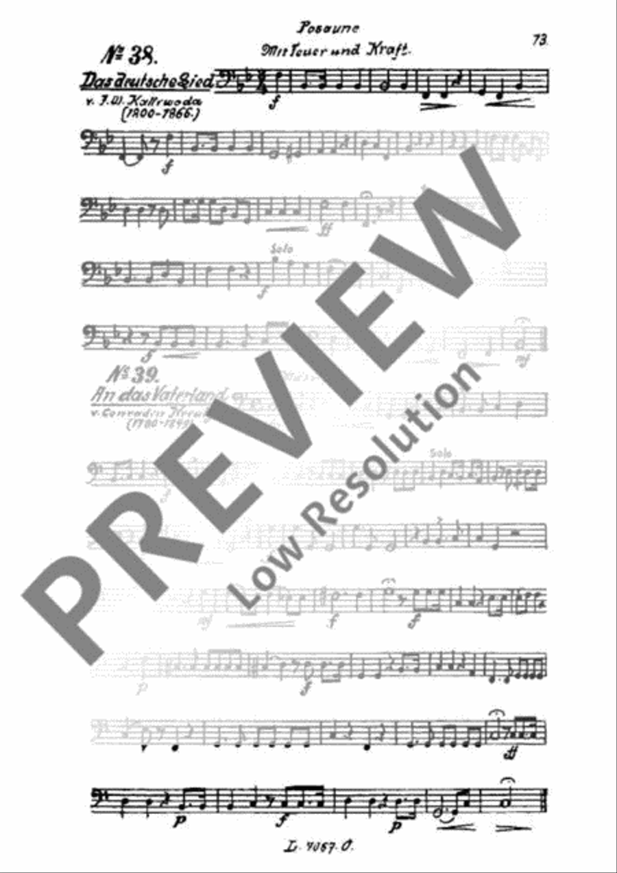Hannovera Trombone scores gallery preview page 16