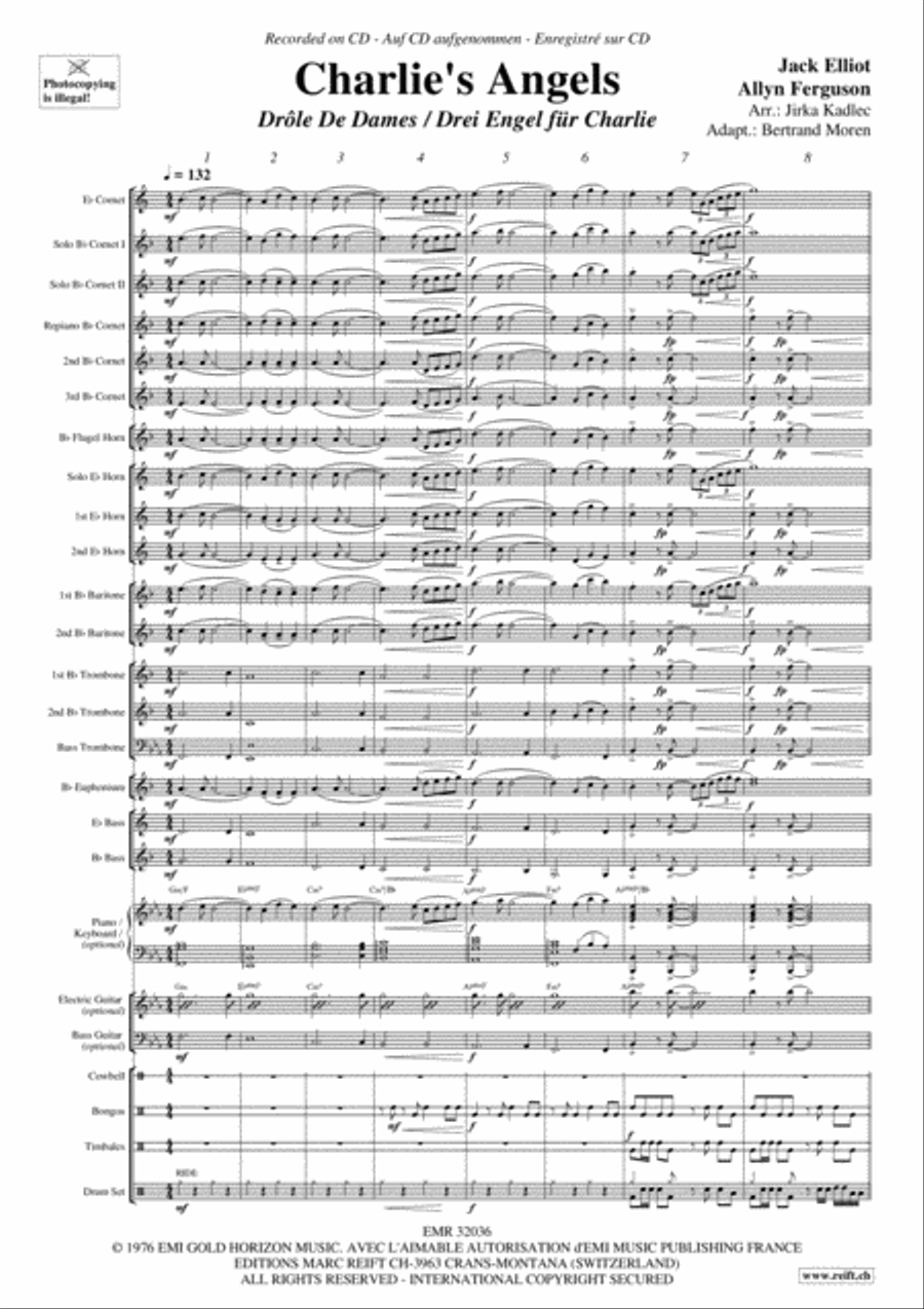 Charlie's Angels Brass Band scores gallery preview page 4