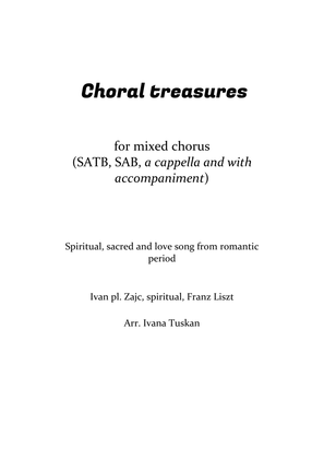 Choral Treasures for mixed chorus