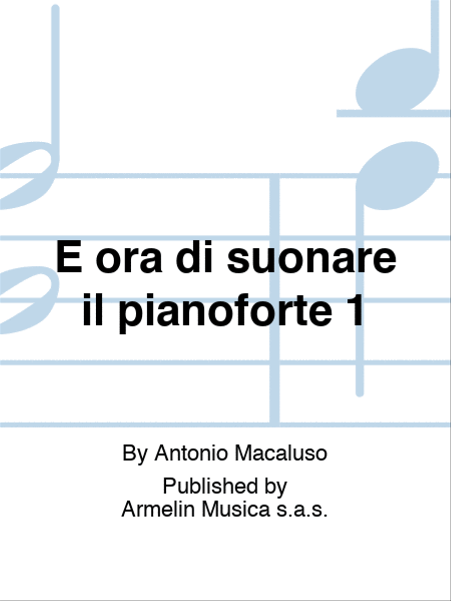 È ora di suonare il pianoforte 1 Piano Solo scores gallery preview page 1