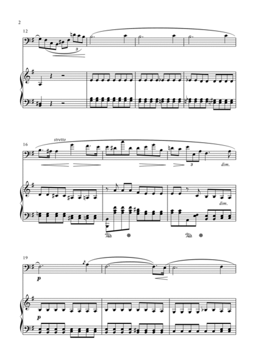 Prelude in E minor (Op. 28, n.4) - Cello and Piano image number null