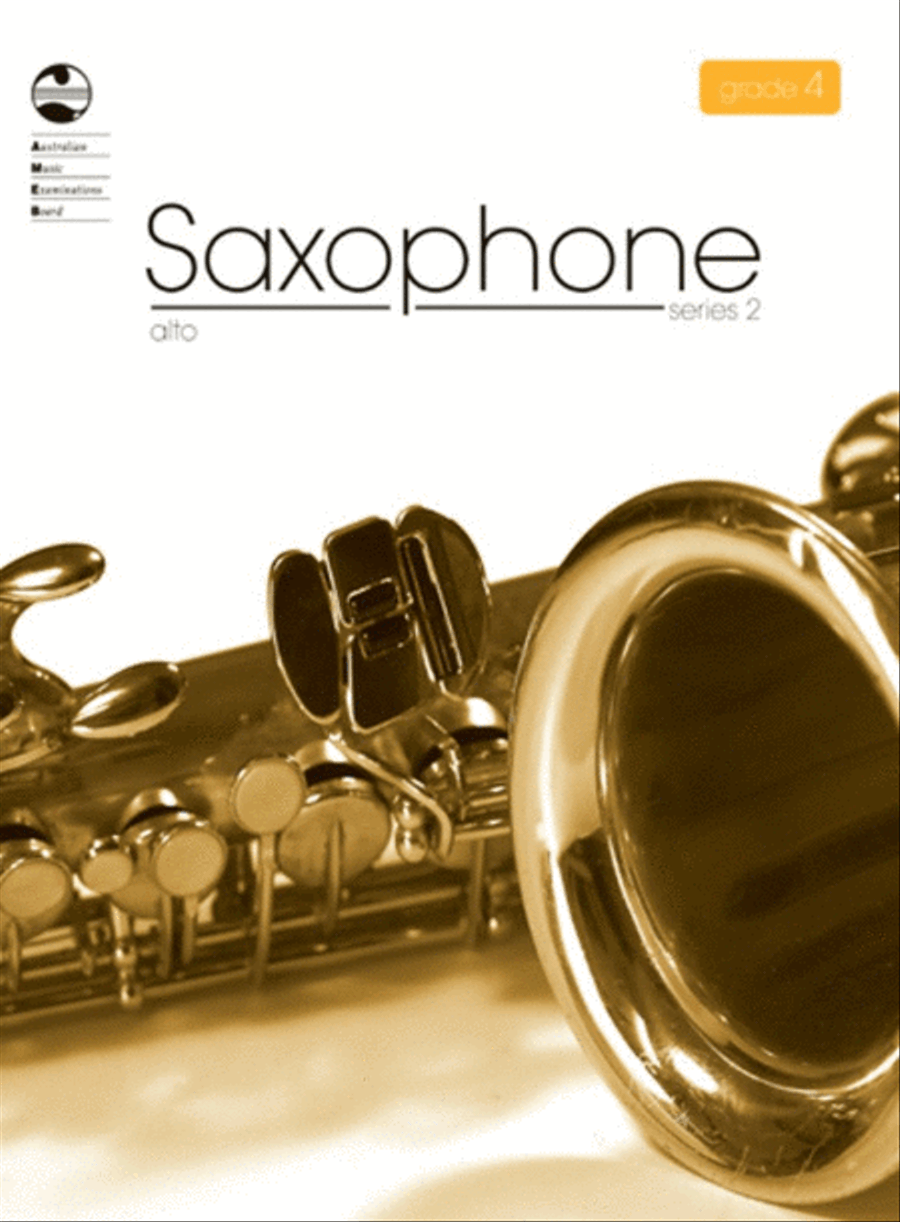 Alto Saxophone Grade 4 Series 2 AMEB Alto Saxophone scores gallery preview page 1