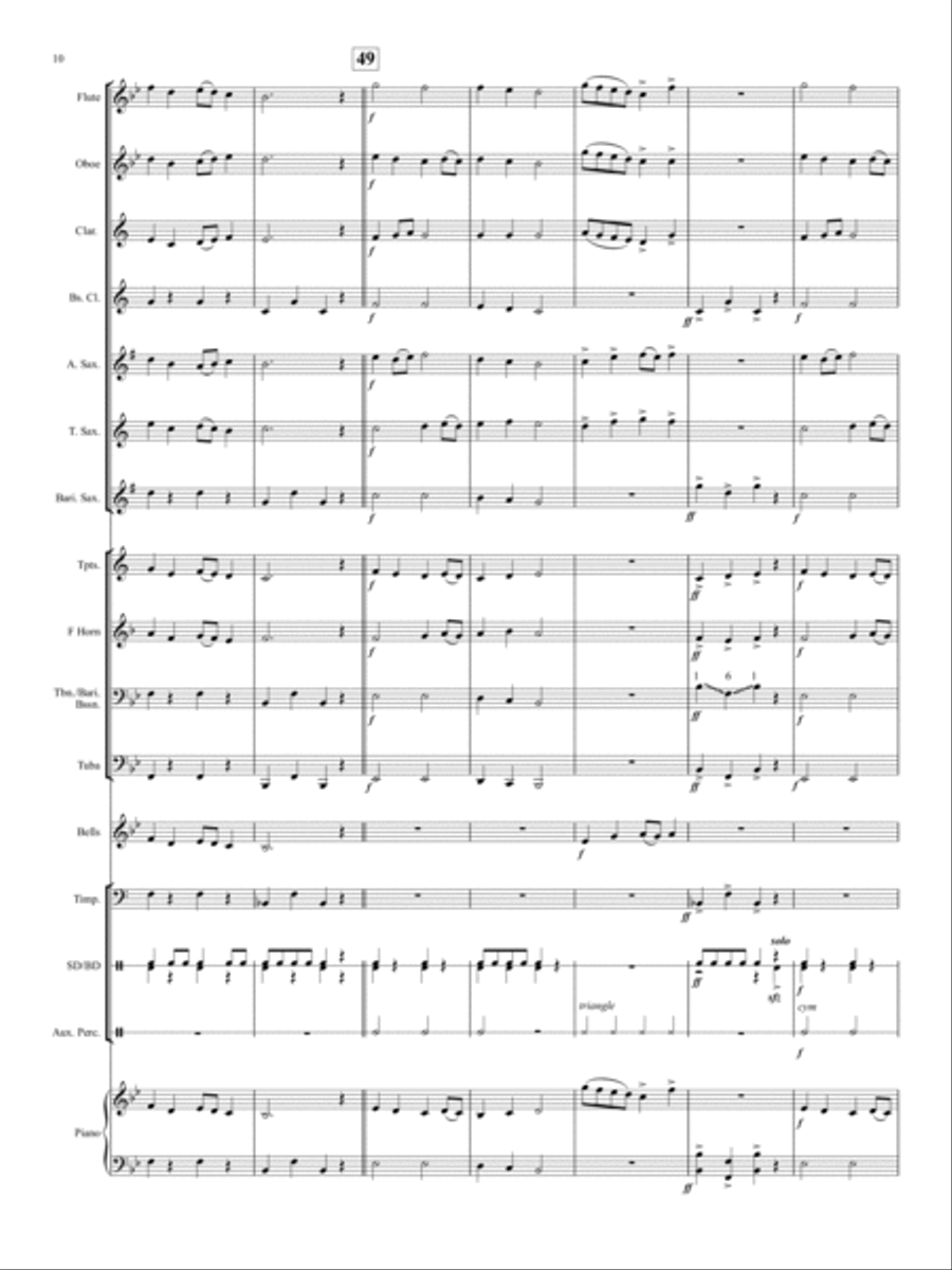 March Mania Concert Band scores gallery preview page 9