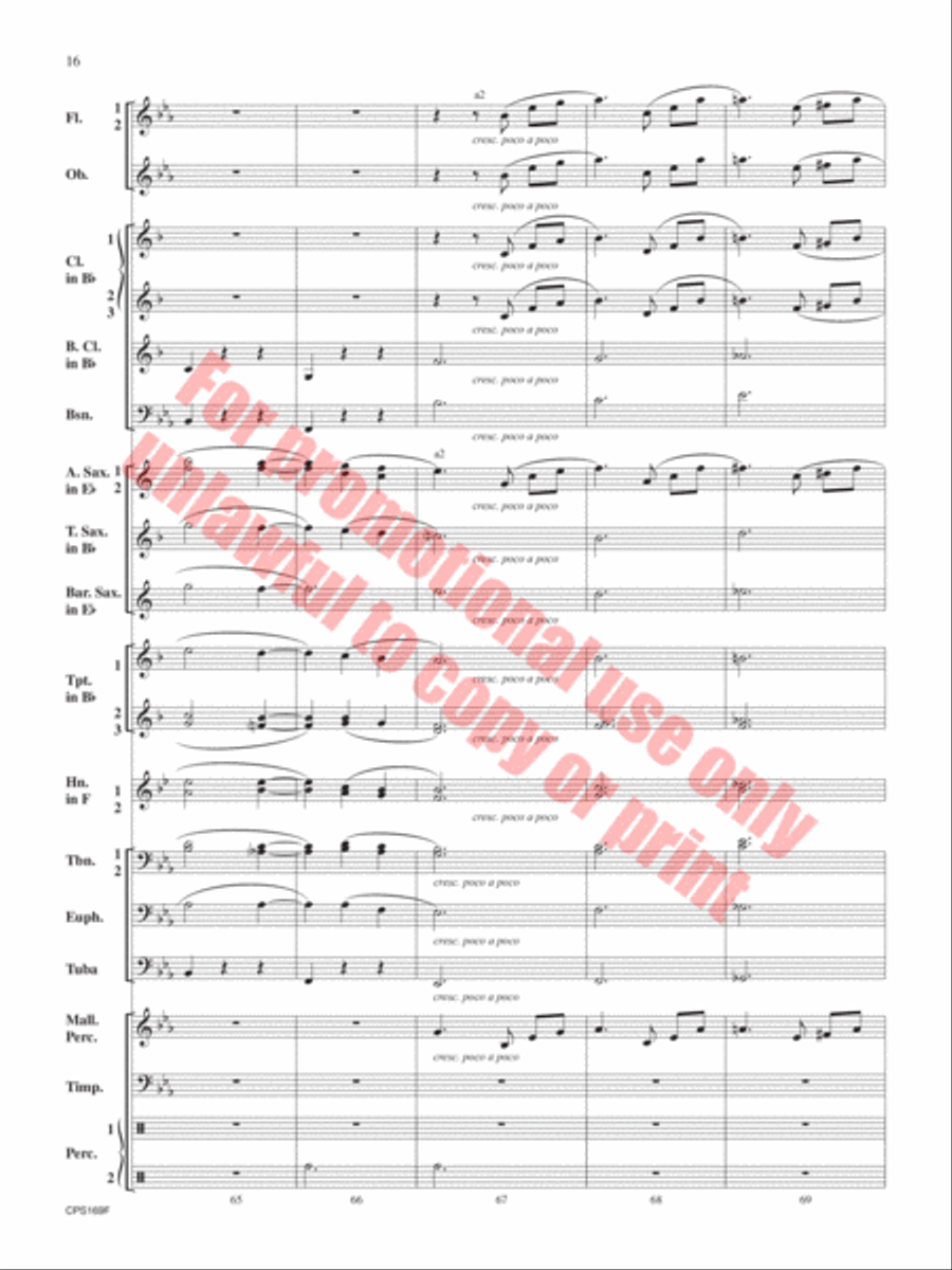 Home For the Holidays Home For the Holidays Concert Band scores gallery preview page 17