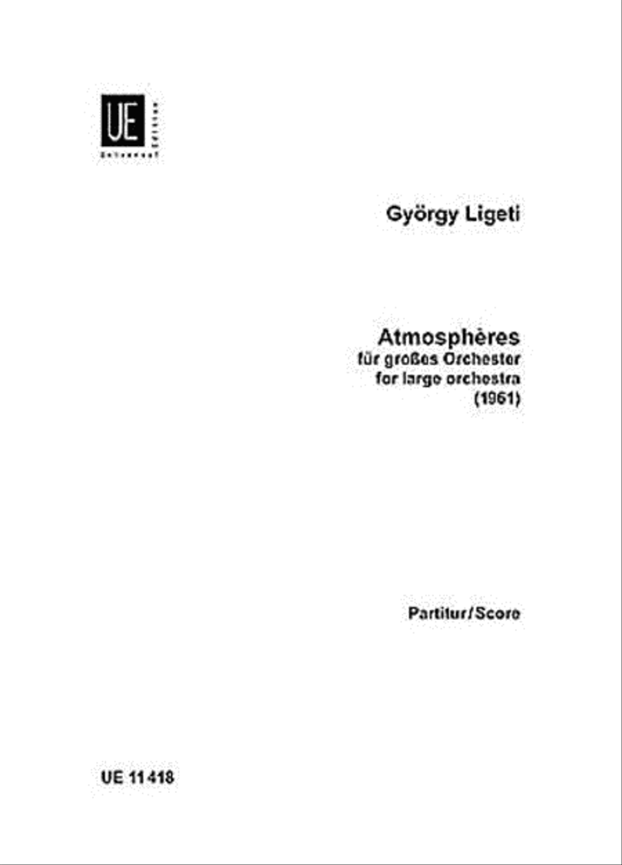 Atmospheres Orchestra scores gallery preview page 1