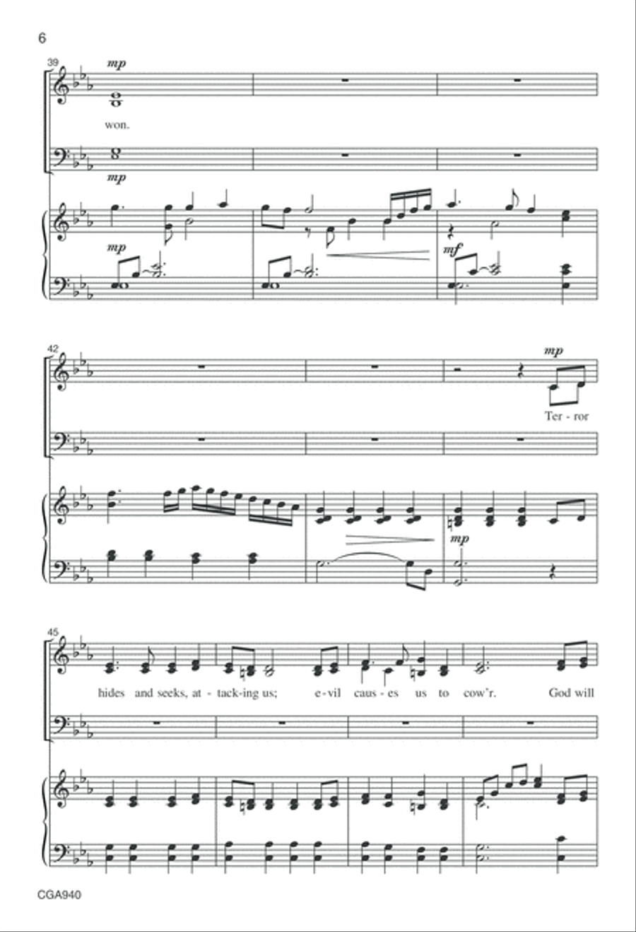 We Will Stand as Strong, Tall Towers 3-Part scores gallery preview page 6