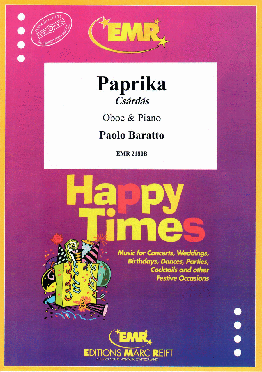 Paprika Paprika Piano Accompaniment scores gallery preview page 1