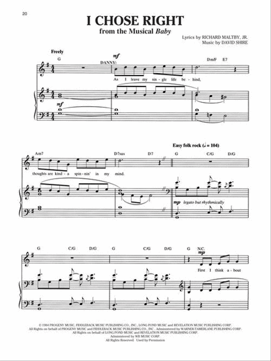 Singer's Musical Theatre Anthology – Volume 6 Voice scores gallery preview page 8