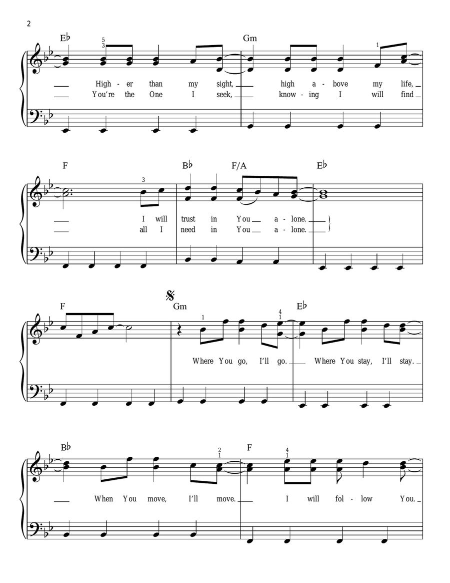 I Will Follow I Will Follow Voice scores gallery preview page 2